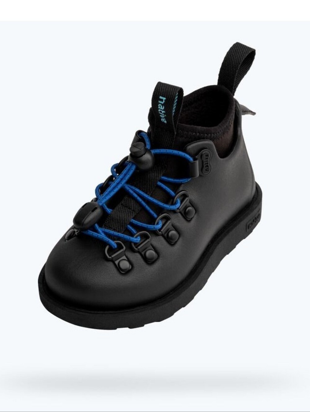 NATIVE FITZSIMMONS CITYLITE BLOOM Bootie Baby Size 6 Unisex Black Outdoor